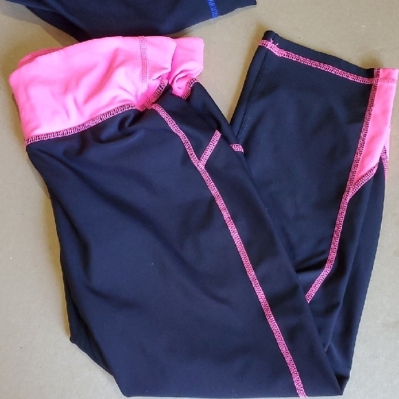 Xersion Pink and Blue Track Pants Athletic Performance Wear 2 Pairs Medium - Picture 5 of 8